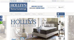 Desktop Screenshot of holleyshomefurnishings.com